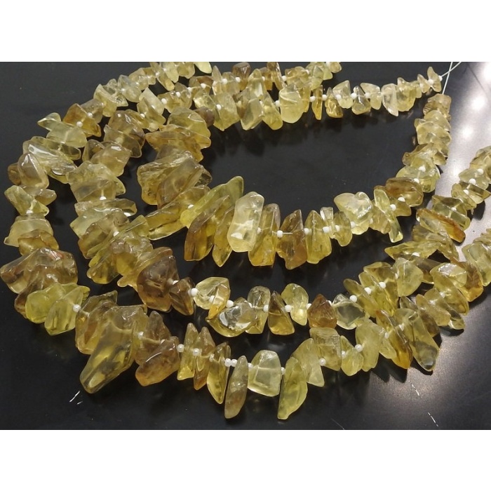 Natural Lemon Quartz Chips,Uncut,Anklets,Rough Beads,12Inch Strand 22X12To9X6MM Approx,Wholesale Price,New Arrival R3 | Save 33% - Rajasthan Living 5