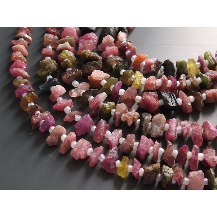 Multi Tourmaline Rough Bead,Anklets,Chip,Nugget,Wholesale Price,New Arrival,16Inch Strand 6X7To4X5MM Approx,RB2 | Save 33% - Rajasthan Living 10