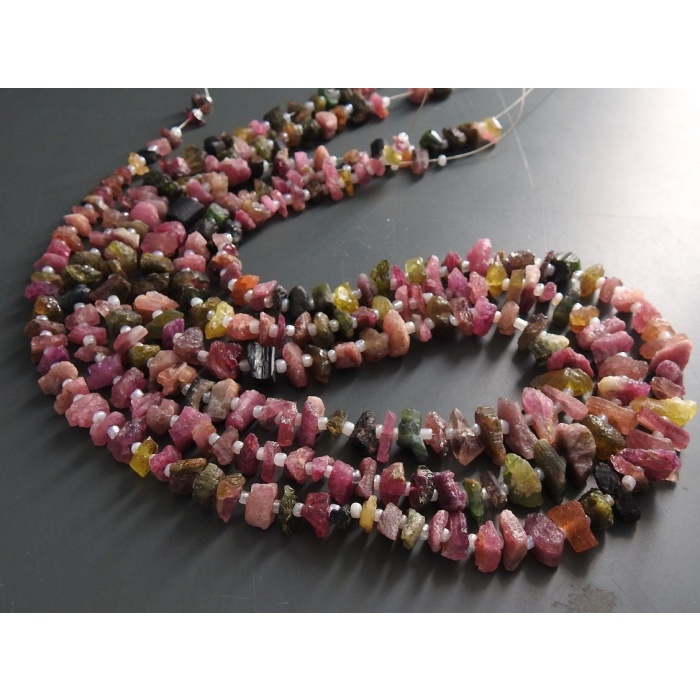 Multi Tourmaline Rough Bead,Anklets,Chip,Nugget,Wholesale Price,New Arrival,16Inch Strand 6X7To4X5MM Approx,RB2 | Save 33% - Rajasthan Living 8