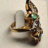 Christmas Gift Real Polki Diamond Ring, Natural Pave Diamond Ring,Ruby Diamond Ring, Gold Over 925 Fine Silver Ring for Woman | Save 33% - Rajasthan Living 14