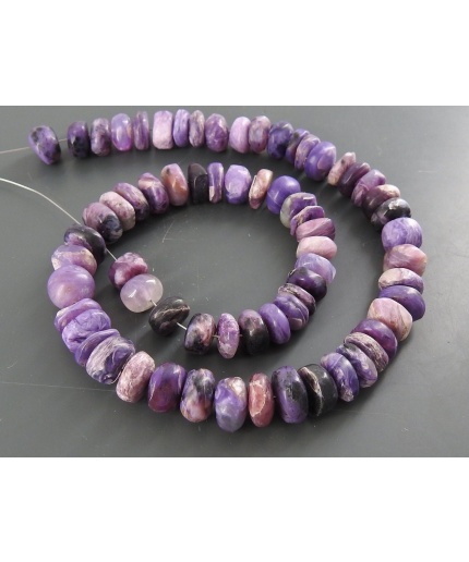 Charoite Natural Smooth Roundel Beads,Matte Polished,Wholesale Price,New Arrival 12Inch B13 | Save 33% - Rajasthan Living 3