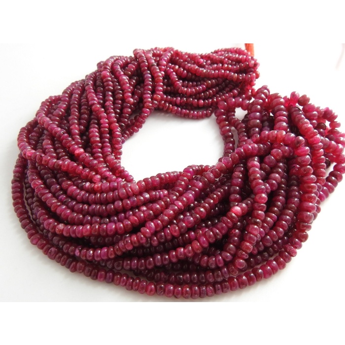 Dyed Ruby Smooth Roundel Beads,Handmade,Loose Stone,Necklace,For Making Jewelry,2To5MM Approx,Wholesaler,Supplies,New Arrivals,PME(B5) | Save 33% - Rajasthan Living 8