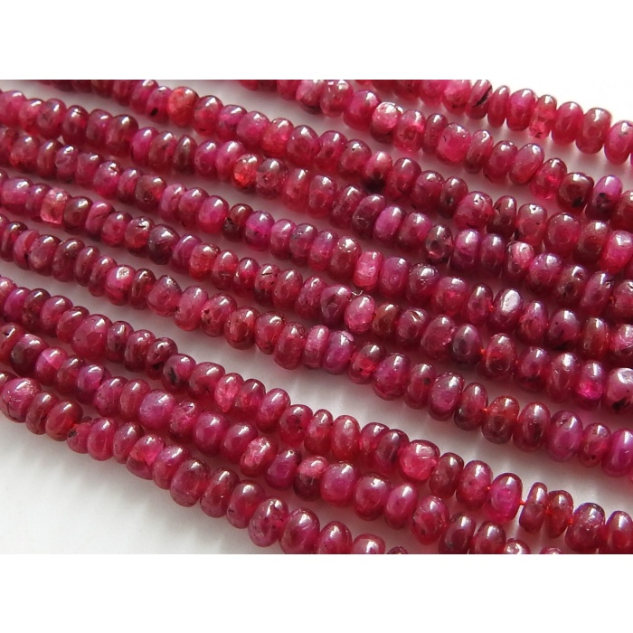 Dyed Ruby Smooth Roundel Beads,Handmade,Loose Stone,Necklace,For Making Jewelry,2To5MM Approx,Wholesaler,Supplies,New Arrivals,PME(B5) | Save 33% - Rajasthan Living 9