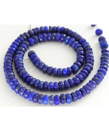 Lapis Lazuli Faceted Roundel Bead,Loose Stone,Handmade,Necklace,For Making Jewelry,Beaded Bracelet,Wholesaler 100%Natural B6 | Save 33% - Rajasthan Living