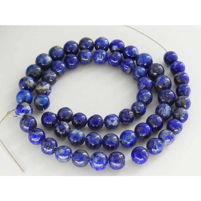 Lapis Lazuli Smooth Spheres Ball Bead,Round Shape,Roundel,Wholesaler,Supplies,Handmade,For Making Jewelry,12Inch Strand,100%Natural B6 | Save 33% - Rajasthan Living 11