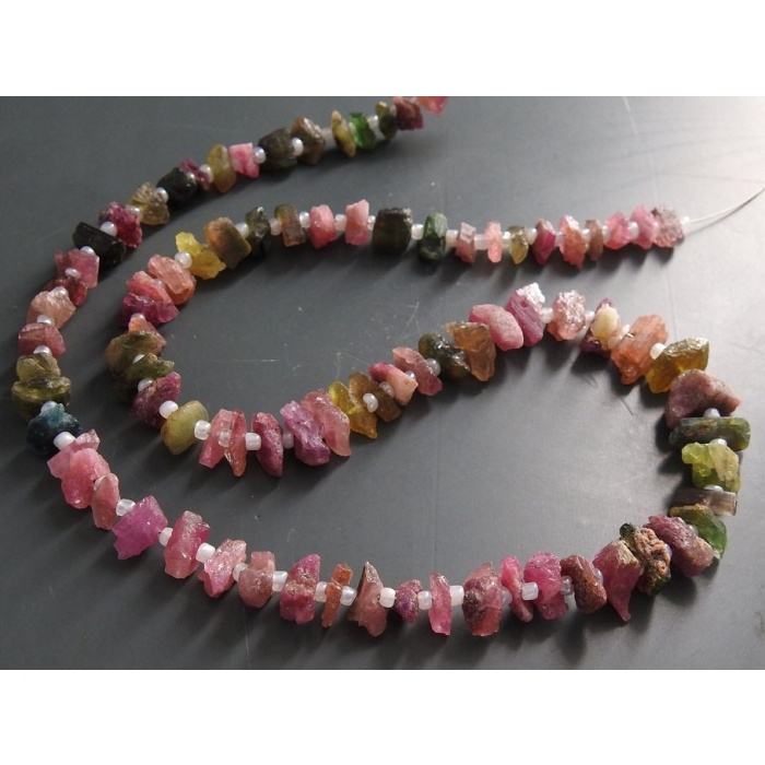 Multi Tourmaline Rough Bead,Anklets,Chip,Nugget,Wholesale Price,New Arrival,16Inch Strand 6X7To4X5MM Approx,RB2 | Save 33% - Rajasthan Living 13