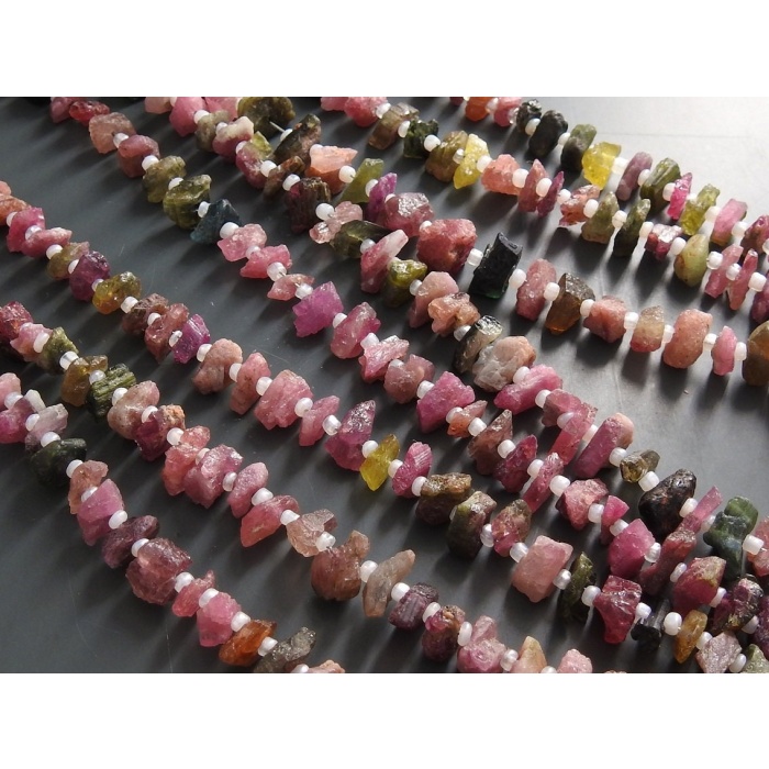 Multi Tourmaline Rough Bead,Anklets,Chip,Nugget,Wholesale Price,New Arrival,16Inch Strand 6X7To4X5MM Approx,RB2 | Save 33% - Rajasthan Living 14