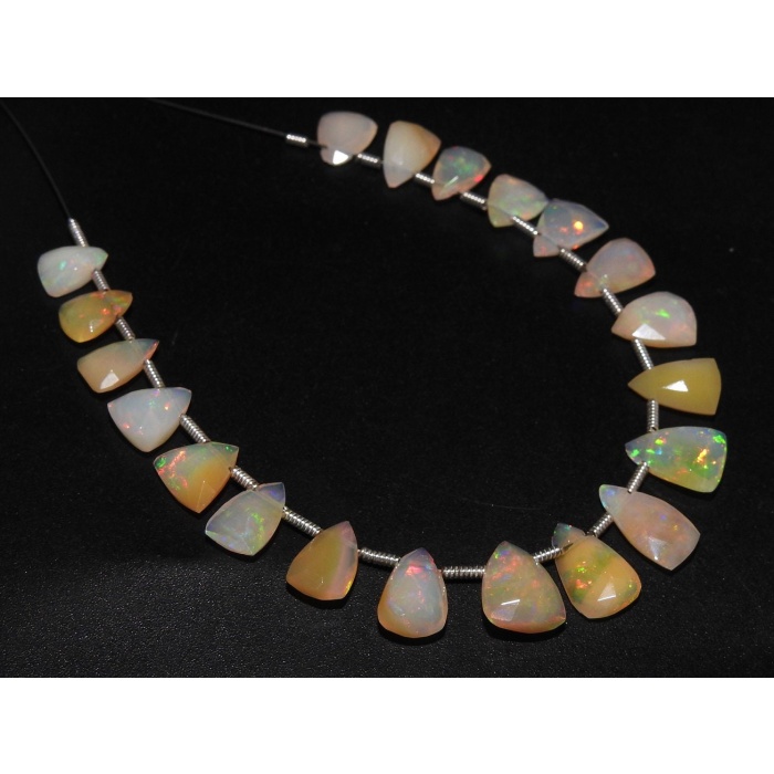 Ethiopian Opal Faceted Long Trillion,Triangle,Pyramid,Tapered Baguette,Teardrop,Multi Fire,Wholesaler,Supplies,20Piece Strand PME-EO2 | Save 33% - Rajasthan Living 8