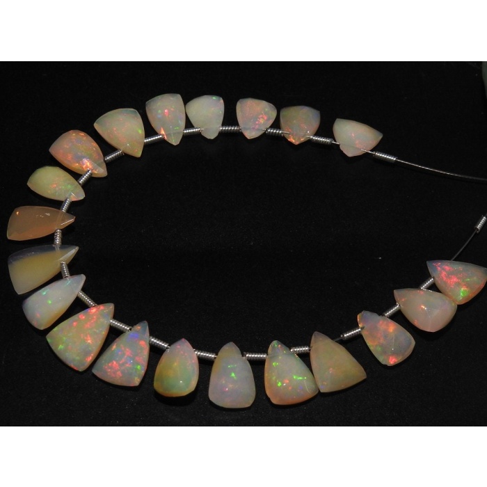 Ethiopian Opal Faceted Long Trillion,Triangle,Pyramid,Tapered Baguette,Teardrop,Multi Fire,Wholesaler,Supplies,20Piece Strand PME-EO2 | Save 33% - Rajasthan Living 11