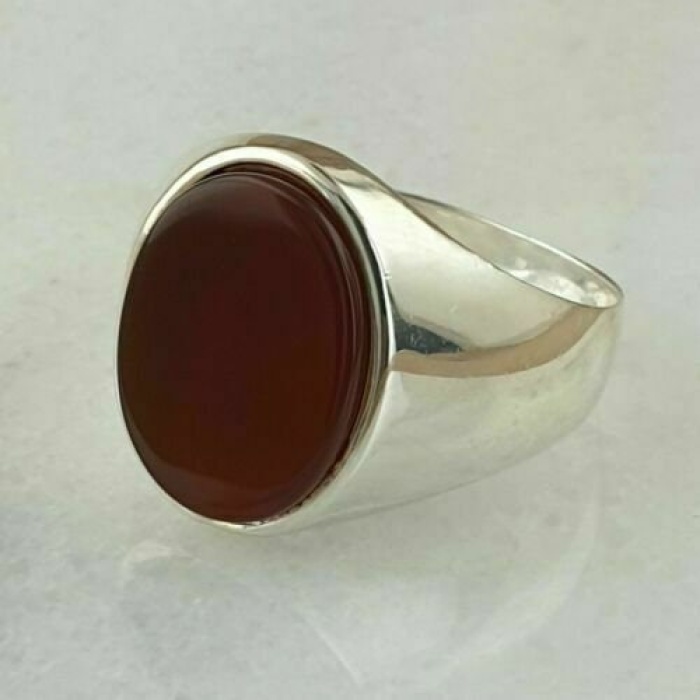 Handmade Turkish 925 Sterling Silver Jewelry Agate Gemstone Men’s Ring Men’s Ring, Red Agate Gemstone Ring,  Men Vintage Ring | Save 33% - Rajasthan Living 7