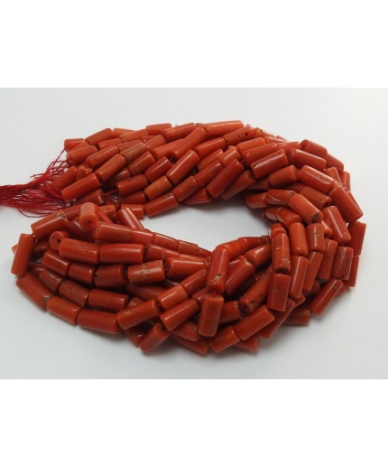 100%Natural Red Coral Smooth Tubes,Drum,Cylinder,Handmade,Bead,Loose Stone,For Making Jewelry Wholesaler Supplies BK(CR2) | Save 33% - Rajasthan Living 3