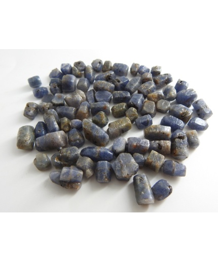 100%Natural,Blue Sapphire Natural Crystal Rough,Mineral Specimen,Loose Raw Stone,For Making Jewelry 10Grams 15-8MM Long Approx RC-1 | Save 33% - Rajasthan Living 7