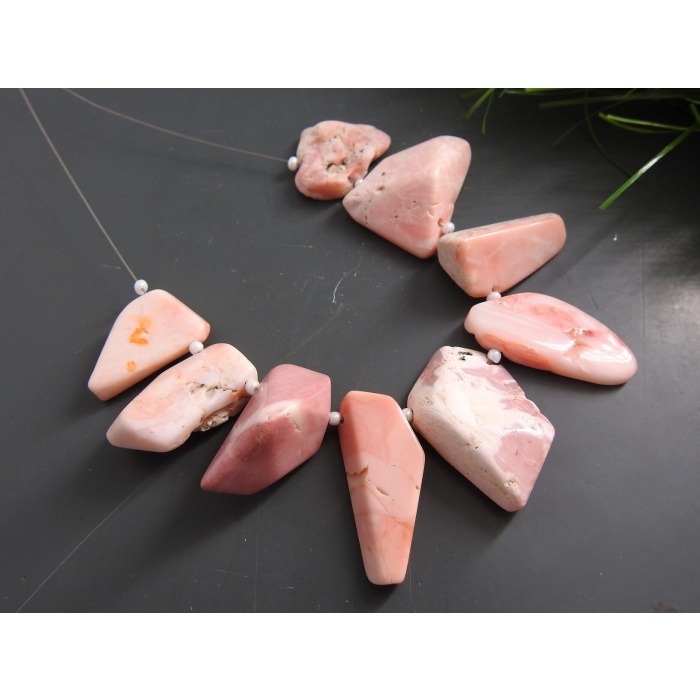 Pink Peruvian Opal Rough Bead,Irregular Shape,Anklet,Chip,Nugget,Polish,Loose Stone,For Making Jewelry 100% Natural Gemstone RB8 | Save 33% - Rajasthan Living 5