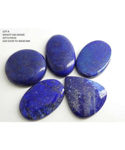 Natural Lapis Lazuli Smooth Fancy Shape Cabochons Lot Finest Quality Wholesale Price New Arrival C2 | Save 33% - Rajasthan Living