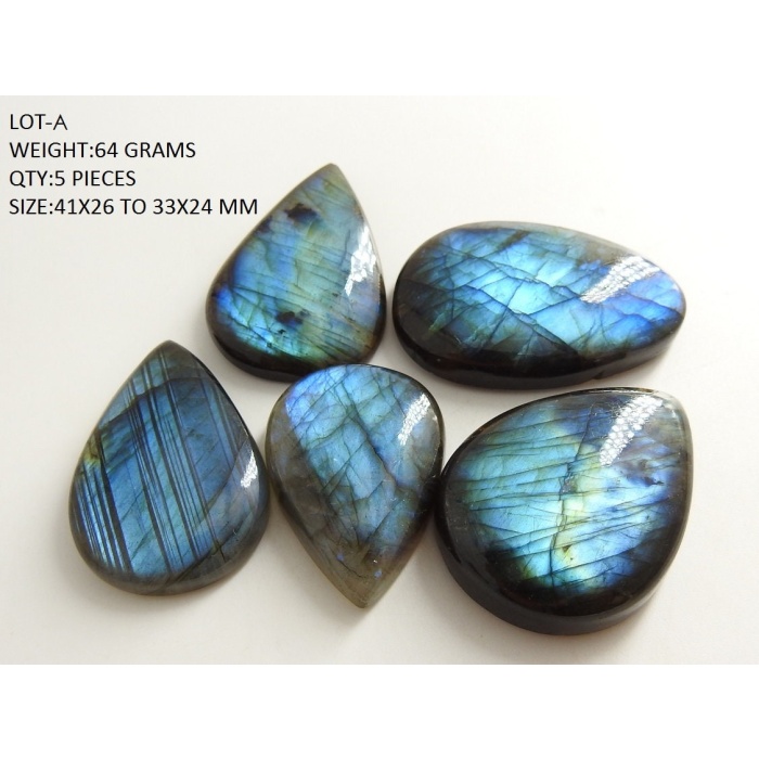 Labradorite Smooth Cabochons Lot,Fancy Shape,Multi Flash,Blue Fire,Loose Stone,Handmade Gemstone,Pendent,For Making Jewelry | Save 33% - Rajasthan Living 5