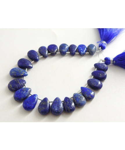 Lapis Lazuli Smooth Teardrop,Loose Stone,Handmade Bead,Drop,Gemstone For Jewelry Making 100%Natural 21 Piece Strand 12X9To9X6MM PME(BR6) | Save 33% - Rajasthan Living 3