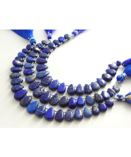 Lapis Lazuli Smooth Teardrop,Loose Stone,Handmade Bead,Drop,Gemstone For Jewelry Making 100%Natural 21 Piece Strand 12X9To9X6MM PME(BR6) | Save 33% - Rajasthan Living