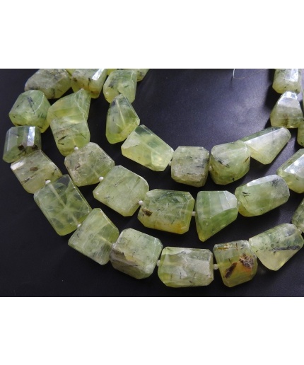 Natural Prehnite Faceted Tumble,Nuggets 10Inch Strand 20X16 To 14X12 MM Approx Wholesale Price New Arrival (pme)TU2 | Save 33% - Rajasthan Living 3