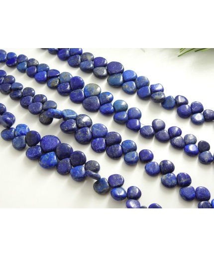 Lapis Lazuli Smooth Heart,Teardrop,Loose Stone,Handmade Bead,Drop,Gemstone For Jewelry Making,8Inch 13-6MM Approx,100%Natural PME(BR6) | Save 33% - Rajasthan Living 3