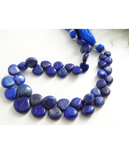 Lapis Lazuli Smooth Heart,Teardrop,Loose Stone,Handmade Bead,Drop,Gemstone For Jewelry Making,8Inch 13-6MM Approx,100%Natural PME(BR6) | Save 33% - Rajasthan Living