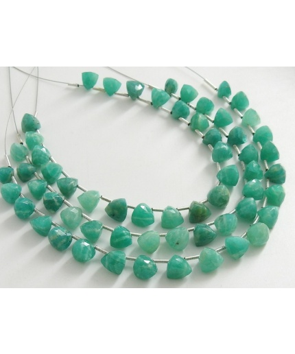 Amazonite Micro Faceted Trillions,Briolette,Loose Stone,Handmade 100%Natural 20Piece Strand 8X8 To 7X7 MM Approx (pme)BR2 | Save 33% - Rajasthan Living