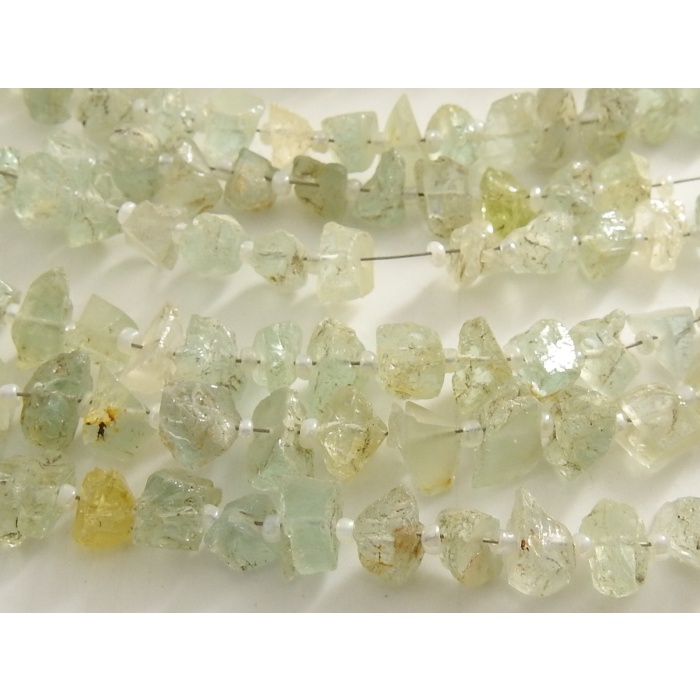 Aquamarine Rough Beads,Chips,Nugget,Anklets Wholesale Price New Arrival 100%Natural 16Inch 11X5 To 6X5 MM Approx RB1 | Save 33% - Rajasthan Living 8