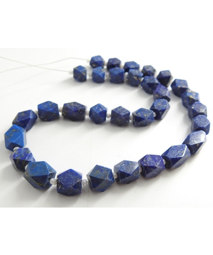 Lapis Lazuli Faceted Hexagon,Crystal,Unique Beads12Inch 11X7To7X6MM Approx,Wholesale Price,New Arrival,100%Natural  (pme)B6 | Save 33% - Rajasthan Living