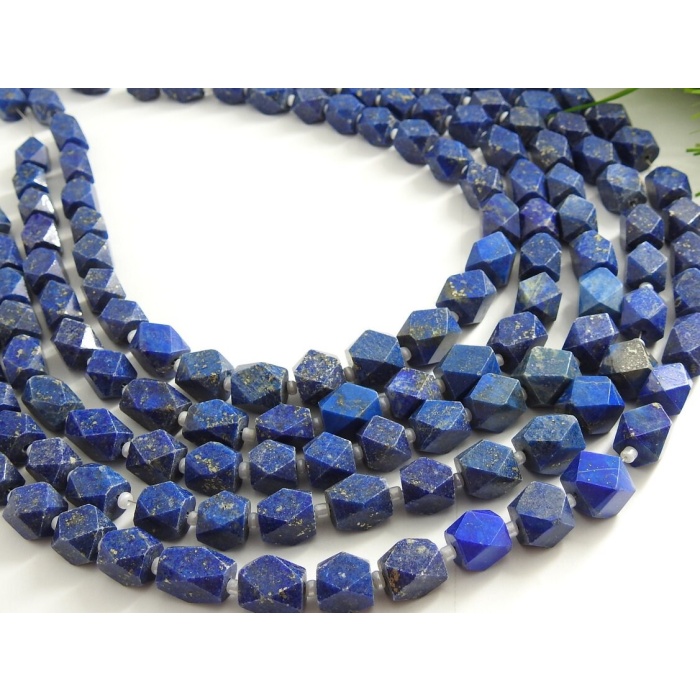 Lapis Lazuli Faceted Hexagon,Crystal,Unique Beads12Inch 11X7To7X6MM Approx,Wholesale Price,New Arrival,100%Natural  (pme)B6 | Save 33% - Rajasthan Living 7