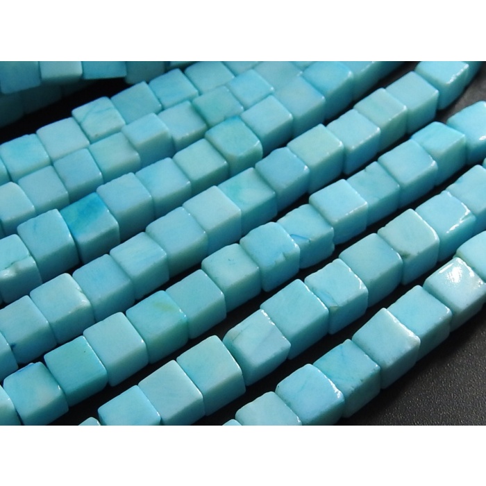 Blue Indian Opal Smooth Cubes,Box,Cuboid Shape Bead,16Inch Strand 6MM Approx,Wholesale Price,New Arrival (pme)CB1 | Save 33% - Rajasthan Living 8