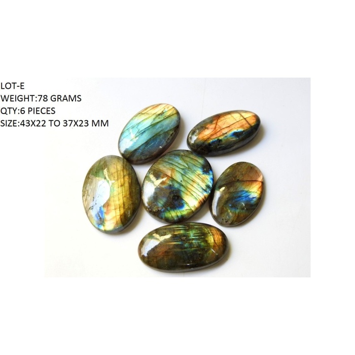 Labradorite Smooth Cabochons Lot,Fancy Shape,Multi Yellow Flashy Fire,Loose Stone,Handmade Gemstone,Pendent,For Making Jewelry C-1 | Save 33% - Rajasthan Living 9