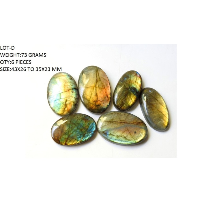 Labradorite Smooth Cabochons Lot,Fancy Shape,Multi Yellow Flashy Fire,Loose Stone,Handmade Gemstone,Pendent,For Making Jewelry C-1 | Save 33% - Rajasthan Living 8