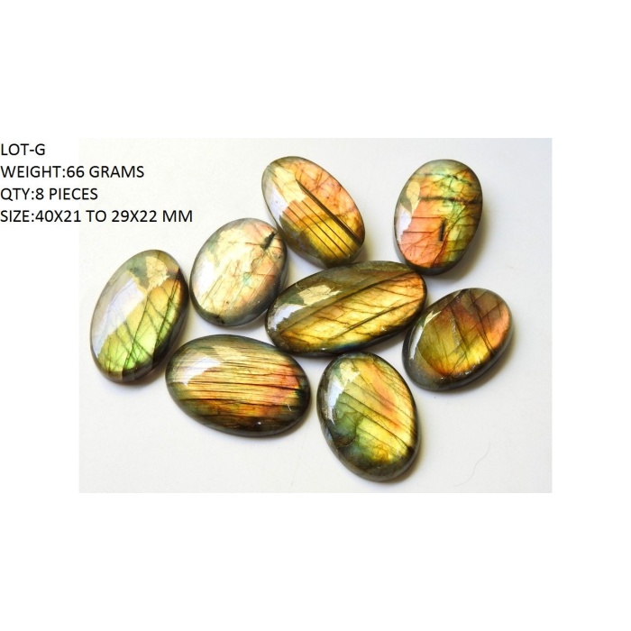 Labradorite Smooth Cabochons Lot,Fancy Shape,Multi Yellow Flashy Fire,Loose Stone,Handmade Gemstone,Pendent,For Making Jewelry C-1 | Save 33% - Rajasthan Living 11