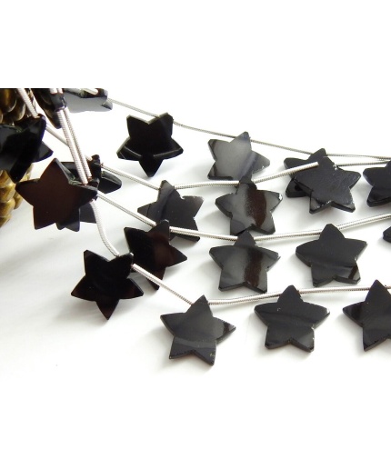 Black Onyx Smooth Stars,Briolette,Handmade,Loose Stone,Calibrated Bead,One Of A Kind,For Making Jewelry 10Piece 15-14MM Approx (pme)CY2 | Save 33% - Rajasthan Living