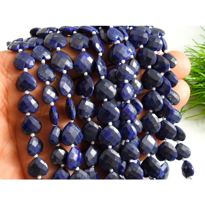 Lapis Lazuli Faceted Hearts,Crystal,Unique Beads,Cross Drill,One Of A Kind,Wholesale Price,New Arrival,100%Natural PME-B6 | Save 33% - Rajasthan Living 8