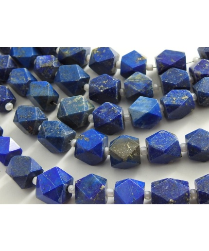 Lapis Lazuli Faceted Hexagon,Crystal,Unique Beads12Inch 11X7To7X6MM Approx,Wholesale Price,New Arrival,100%Natural  (pme)B6 | Save 33% - Rajasthan Living 3