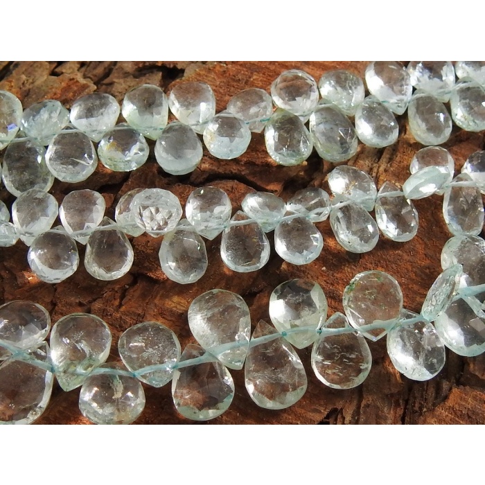 Ice Blue Aquamarine Faceted Teardrop,Drop,Loose Stone,Earrings Jewelry,For Making Jewelry,Wholesaler Supplies 8Inch Strand PME(BR4) | Save 33% - Rajasthan Living 7