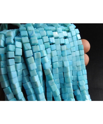 Blue Indian Opal Smooth Cubes,Box,Cuboid Shape Bead,16Inch Strand 6MM Approx,Wholesale Price,New Arrival (pme)CB1 | Save 33% - Rajasthan Living 3