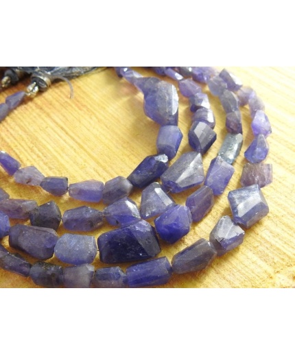 Reserved Blue Tanzanite Faceted Tumble,Bead,Nugget,Loose Stone,Handmade,For Making Jewelry,8Inch Strand 18X11To9X4MM Approx,PME(TU5) | Save 33% - Rajasthan Living 5