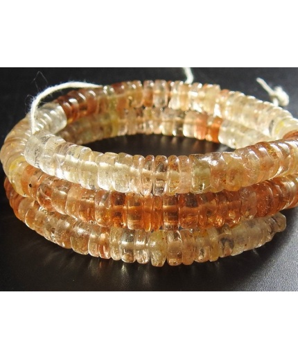 Imperial Topaz Smooth Tyres,Coin,Button Shape Bead,Multi Shaded,Loose Stone,Handmade,For Jewelry Makers,16Inch Strand,100%Natural PME-T2 | Save 33% - Rajasthan Living