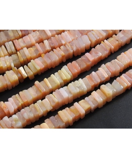 Pink Peruvian Opal Smooth Heishi,Square,Cushion Shape Bead,Shaded 100%Natural 16Inch Strand 6MM Approx Wholesale Price New Arrival (pme)H1 | Save 33% - Rajasthan Living 3