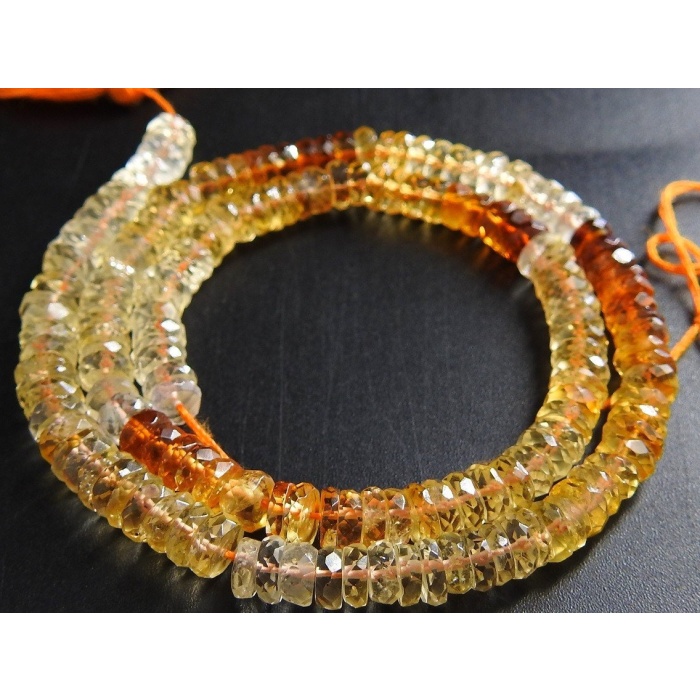 Citrine Tyres,Coin,Button,Wheel,Beads,Faceted,Shaded,Loose Stone 100%Natural 14Inch Strand Wholesaler Supplies (Pme)T1 | Save 33% - Rajasthan Living 7