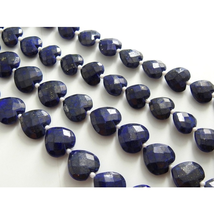 Lapis Lazuli Faceted Hearts,Crystal,Unique Beads,Cross Drill,One Of A Kind,Wholesale Price,New Arrival,100%Natural PME-B6 | Save 33% - Rajasthan Living 6