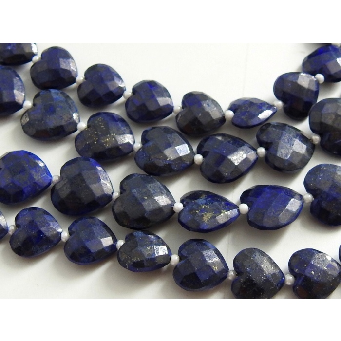 Lapis Lazuli Faceted Hearts,Crystal,Unique Beads,Cross Drill,One Of A Kind,Wholesale Price,New Arrival,100%Natural PME-B6 | Save 33% - Rajasthan Living 7