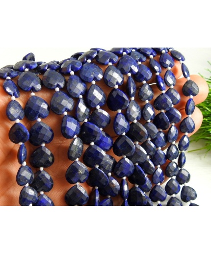 Lapis Lazuli Faceted Hearts,Crystal,Unique Beads,Cross Drill,One Of A Kind,Wholesale Price,New Arrival,100%Natural PME-B6 | Save 33% - Rajasthan Living