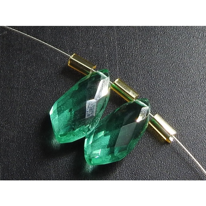 Hydro Quartz Faceted Kite,Tie,Teardrop,Drop,Loose Stone,Earring Pair,Handmade,For Making Jewelry,Glass,Wholesaler,Supplies 15X8MM Approx | Save 33% - Rajasthan Living 14