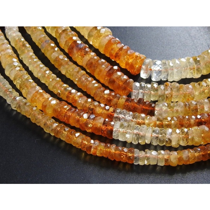 Citrine Tyres,Coin,Button,Wheel,Beads,Faceted,Shaded,Loose Stone 100%Natural 14Inch Strand Wholesaler Supplies | Save 33% - Rajasthan Living 6