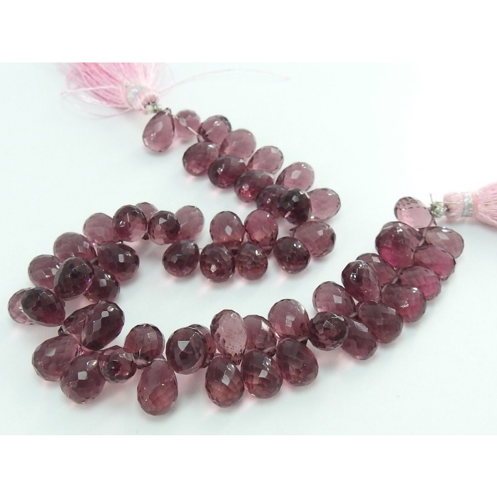 Quartz Micro Faceted Drops,Glass Bead,Teardrop,Hydro,Loose Stone,Handmade Gemstone,For Making Jewelry,24Piece Strand 7X10-8X10MM Approx | Save 33% - Rajasthan Living 11