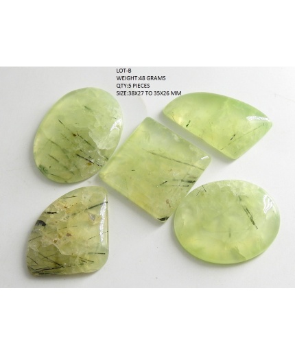 Prehnite Cabochon Lot,Smooth,Fancy Cut,Loose Gemstone,For Making Pendents,Jewelry,Handmade,Green,Wholesaler,Supplies 100%Natural  C2 | Save 33% - Rajasthan Living 3