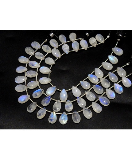 White Rainbow Moonstone Smooth Teardrop,Blue Flashy Fire,Loose Stone,Bead,Calibrated Size,Making Jewelry 9Matched Pair 13X8MM Approx PME-CY3 | Save 33% - Rajasthan Living