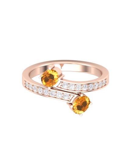 14K Dainty Natural Citrine Eternity Band, Gold Wedding Ring For Women, Gold Wedding Ring For Her, November Birthstone Promise Ring | Save 33% - Rajasthan Living